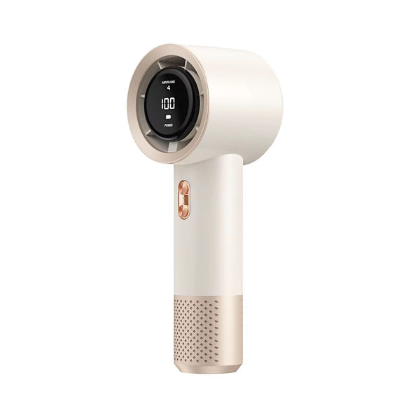Ultra-Powerful Turbo Handheld Fan – Rechargeable Mini Fan with Digital Display
