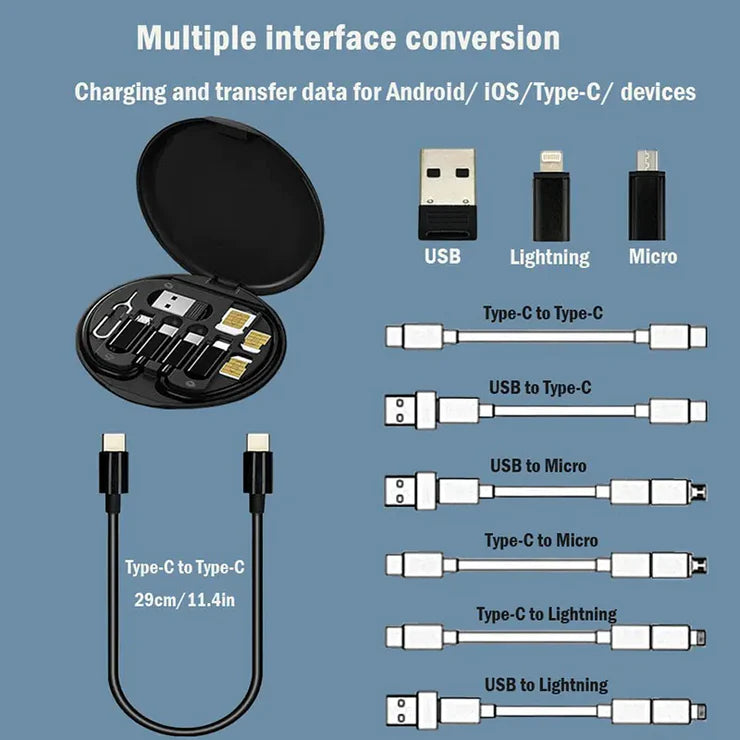 Cable Set 7-in-1 Fast Charging Data Cable Set – kobo store