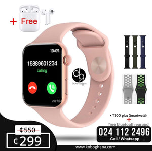 2023 Qi Rated T500plus+ 1.95" series Smart Watch with Wallpaper Customize