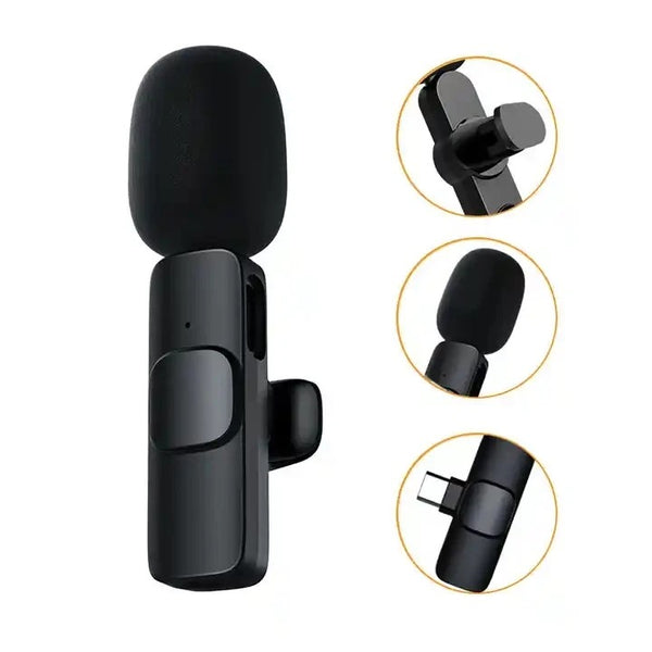 Portable Lapel Microphone Wired Clip On Microphone For Mobile Phone And Laptop Mini Lavalier Microphone